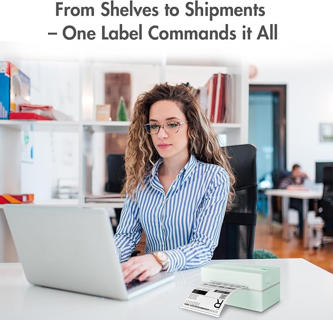 Bluetooth Thermal Shipping Label Printer: 4x6 Wireless Label Maker - Image 8
