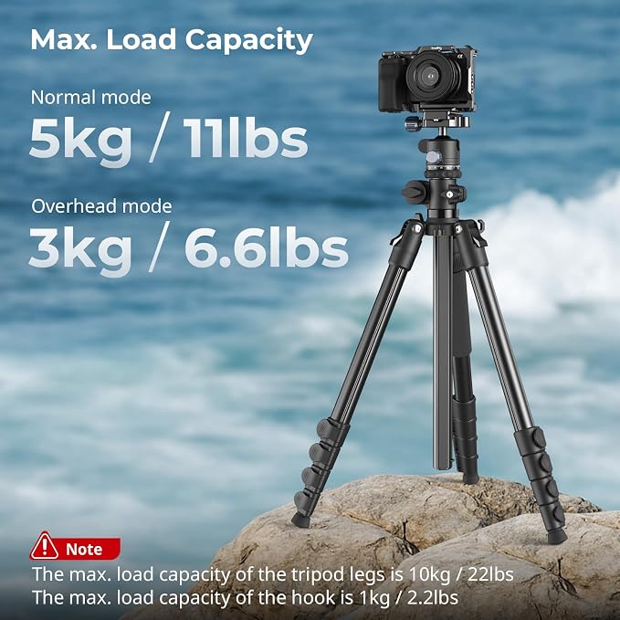 SmallRig CT25 64.5"/164cm Horizontal Overhead Tripod - Image 5