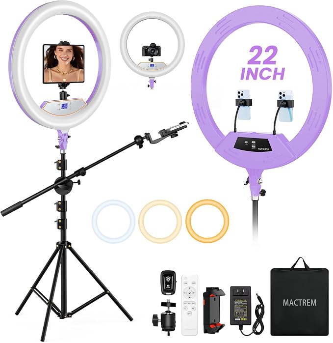 Ring Light 22inch Kit: Ring Light Tripod by MACTREM