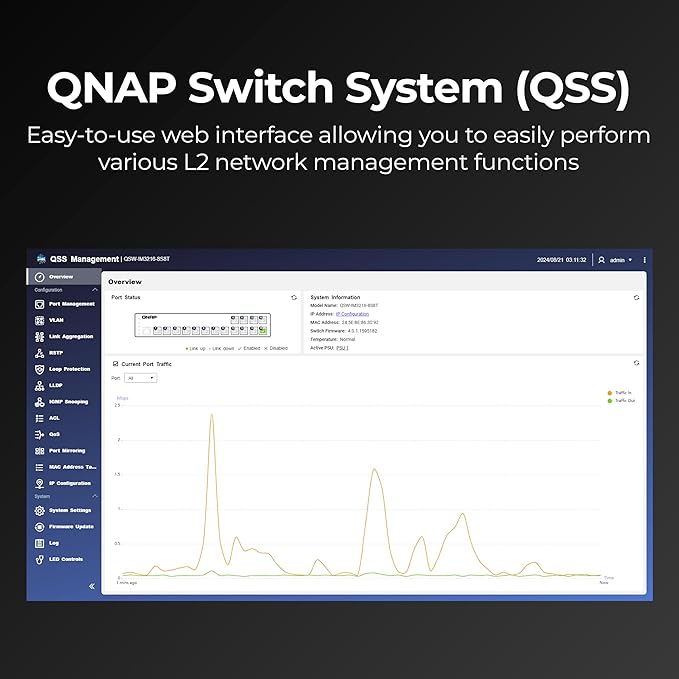 QNAP 8-Port 10GbE SFP+ Fiber and 8-Port Full 10GbE RJ45 Industrial-Grade - Image 6