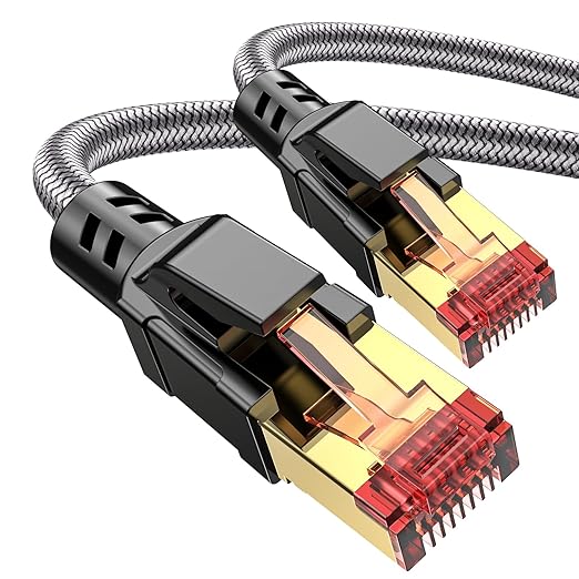 Cat 8 Ethernet Cable 75 ft, 40Gbps 2000Mhz High Speed Gigabit LAN Internet by Ltemziiy