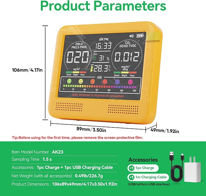 16-in-1 Indoor Air Quality Monitor - Image 7