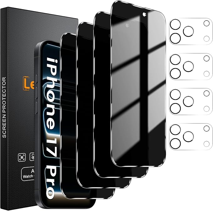 Lesakit 4 Pack Privacy Screen Protector by Lesakit
