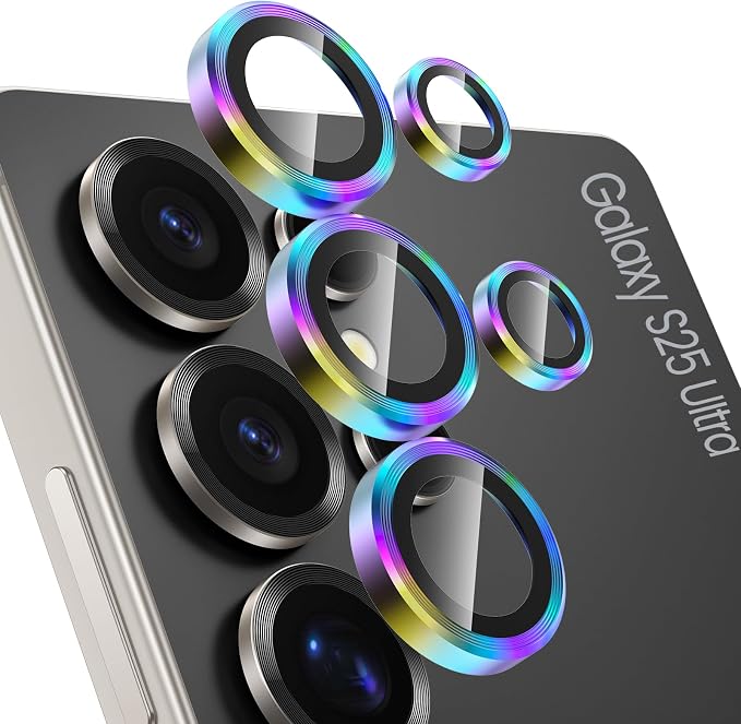 Tensea (3+2PCS Compatible with Samsung Galaxy S25 Ultra Camera Lens Protector by Tensea
