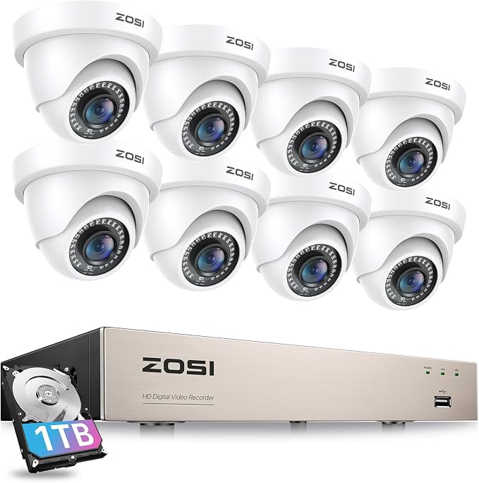 ZOSI 3K Lite 8CH Security Camera System by ZOSI