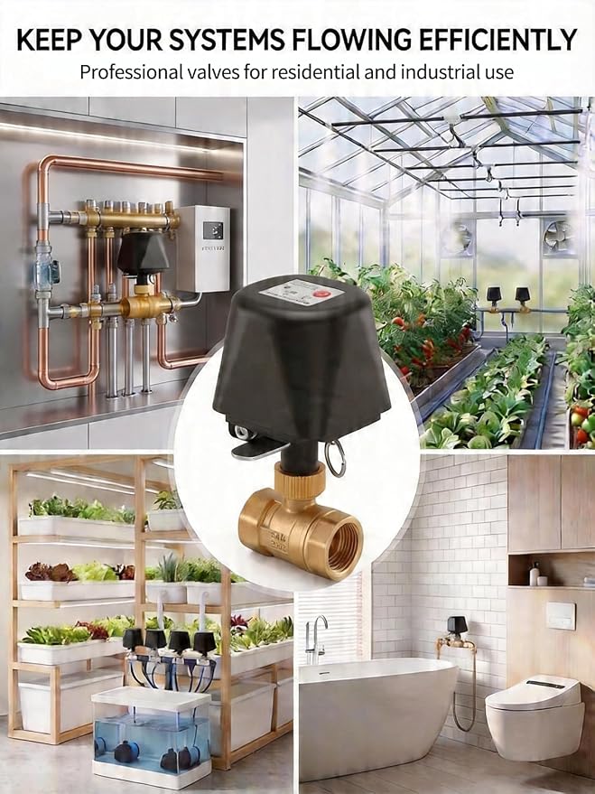 Smart WiFi Water Valve, Brass Motorized Ball Valve - Image 8
