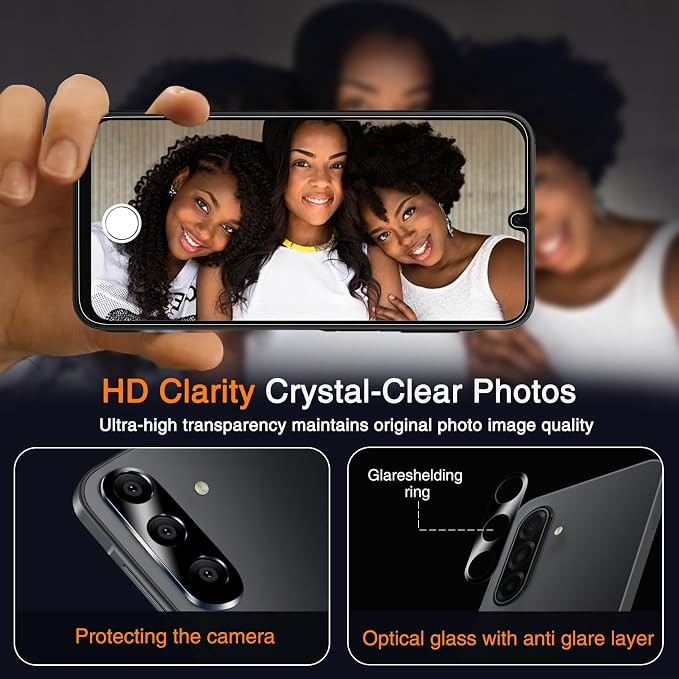 Wiaocit 3 Pack Tempered Glass Privacy Screen Protector - Image 6