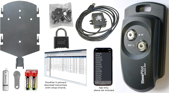 TimePilot Extreme Blue Enhanced Portable Time Clock System - Image 5