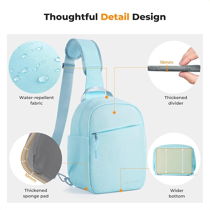K&F CONCEPT Small Camera Bag for Photographer, Camera Sling Crossbody bag for - Image 4