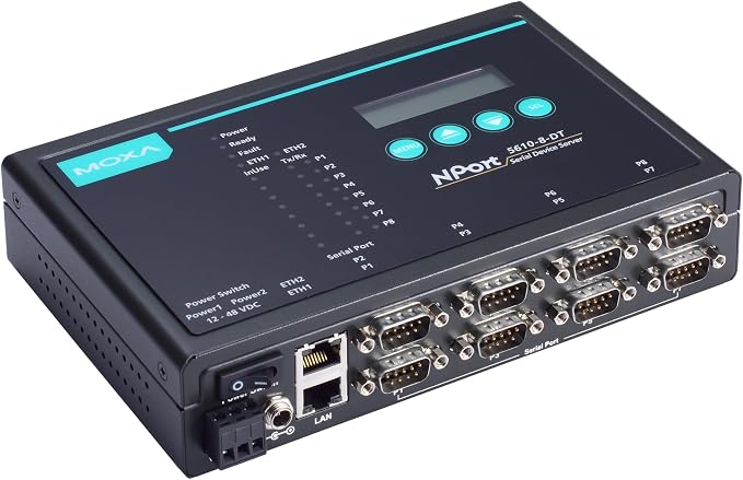 MOXA NPort 5610-8-DT by Moxa