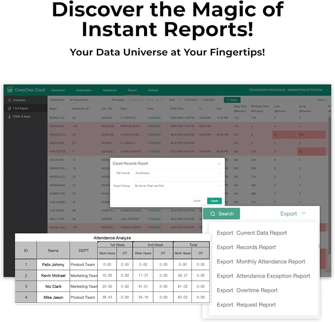 ANVIZ Time Clocks for Employees Small Business - Image 5