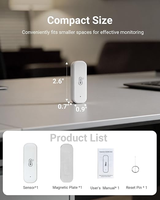Smart WiFi Temperature Humidity Monitor - Image 8