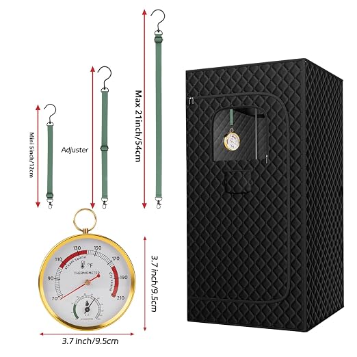 Andelov Sauna Thermometer and Hygrometer - Image 2