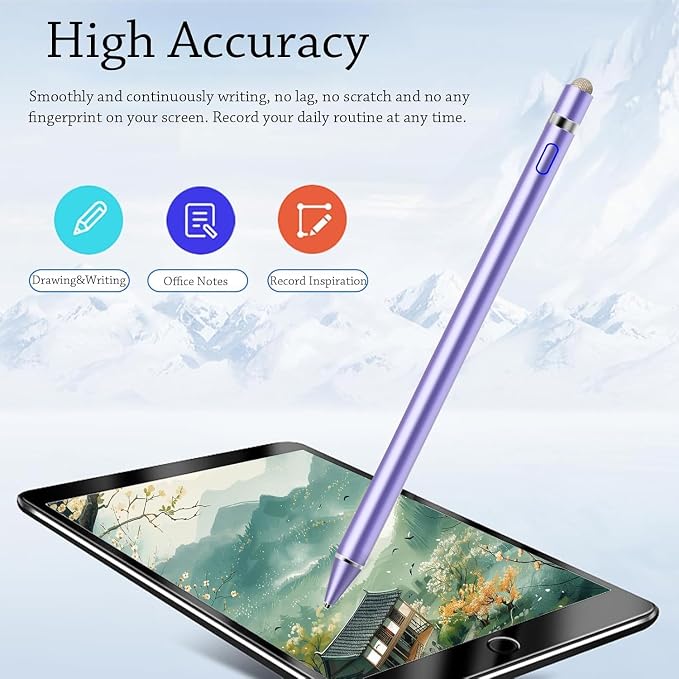 CMARS Active Stylus Pen for Touchscreen, Rechargeable Universal Pencil for iPad - Image 5