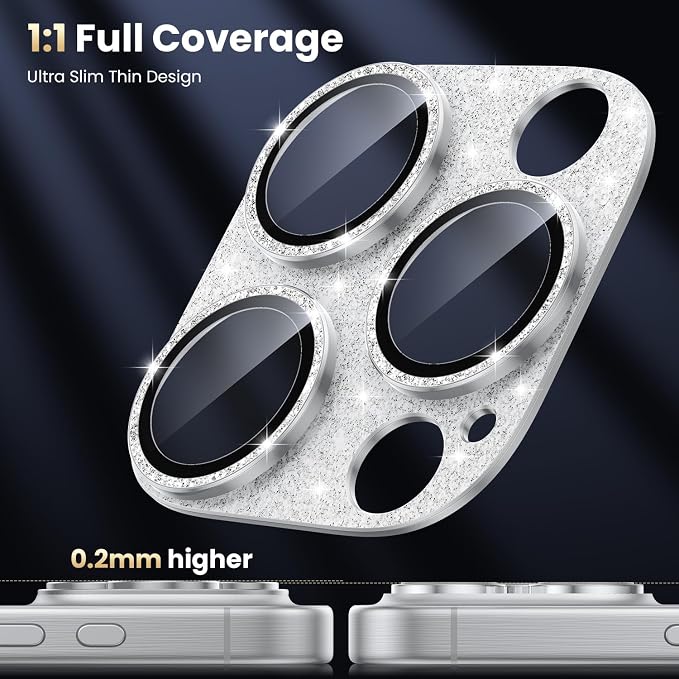 WSKEN for iPhone 16 Pro/iPhone 16 Pro Max Camera Lens Protector, Metal Aluminum - Image 4