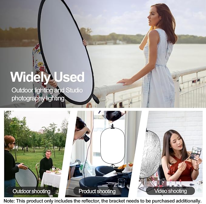 EMART 24'' x 36'' 5 in 1 Photo Collapsible Photography Reflector - Image 4