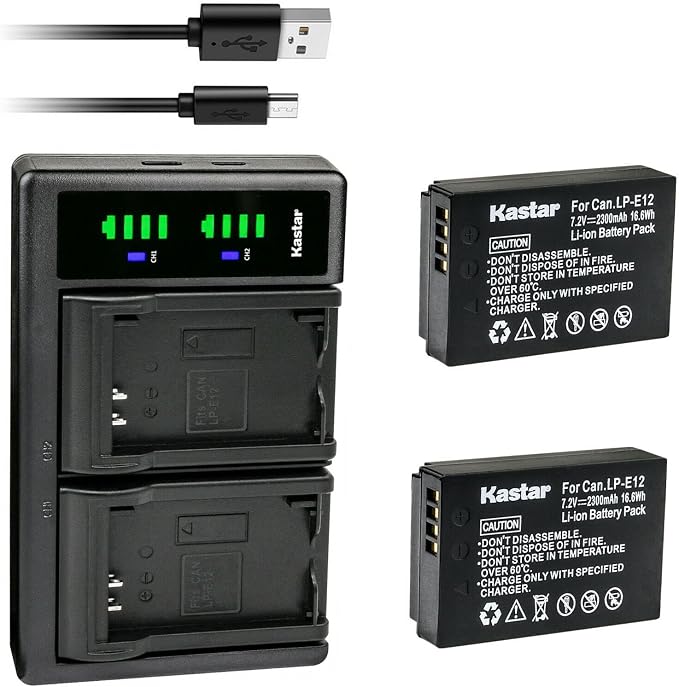 Kastar 2-Pack Battery and LTD2 USB Charger Replacement by Kastar