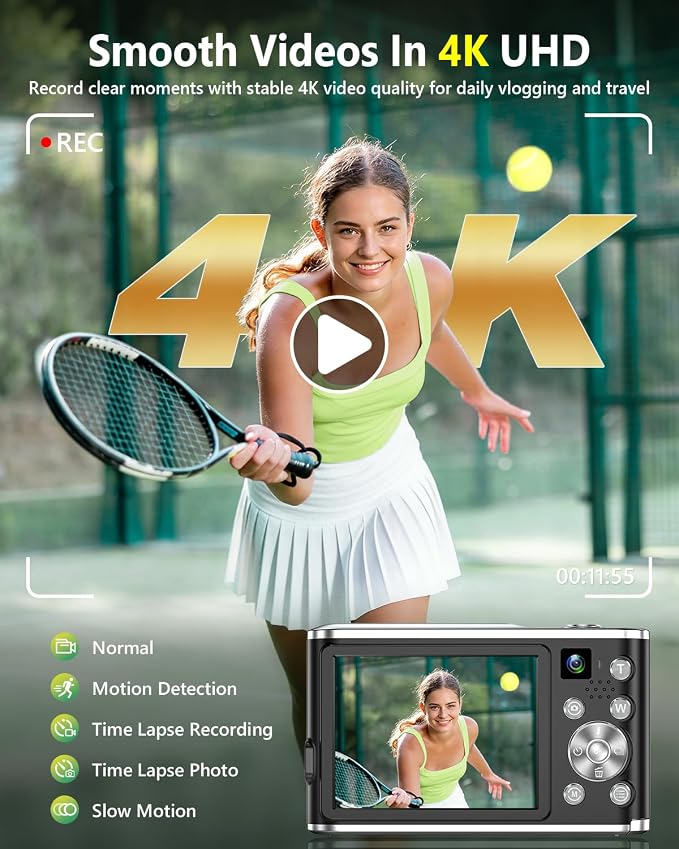 2026 Upgraded 4K Digital Camera - Image 2