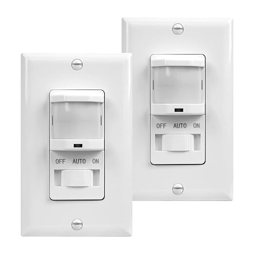 TOPGREENER Occupancy/Vacancy PIR Motion Sensor Light Switch, Learning Function by TOPGREENER