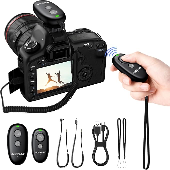 AODELAN USB-C Rechargeable Wireless Camera Remote Shutter Release by AODELAN