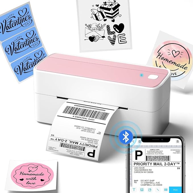 Phomemo Bluetooth Thermal Label Printer, 241BT 4X6 Wireless Shipping Label by Phomemo