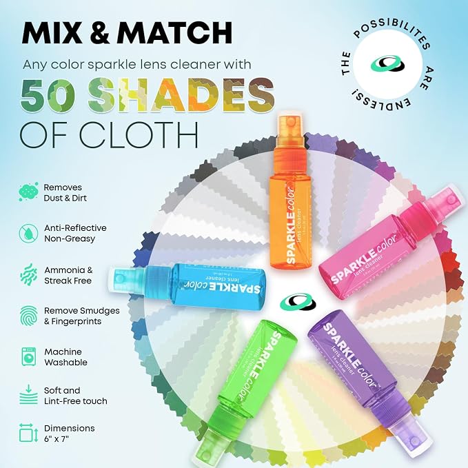 Sparkle Color Lens Cleaner Spray Kit - Image 3