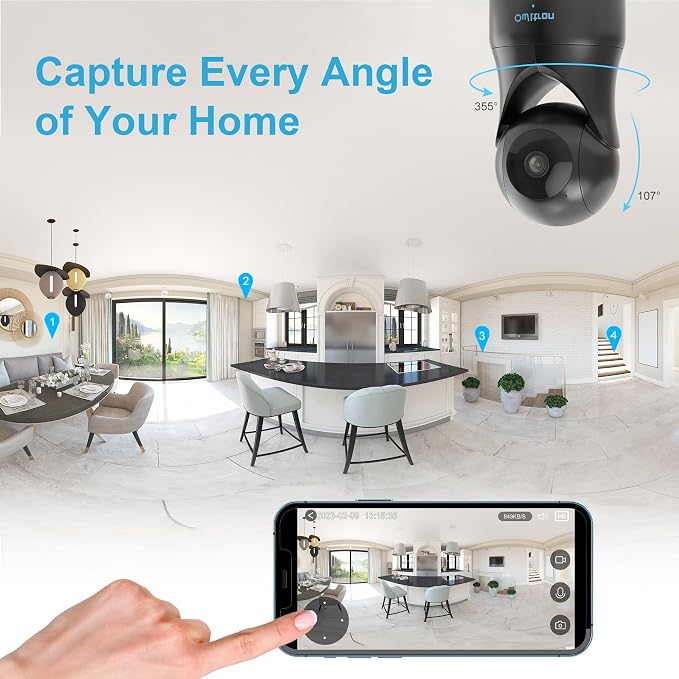 owltron Indoor Security Camera 5MP, 360 Cameras - Image 8