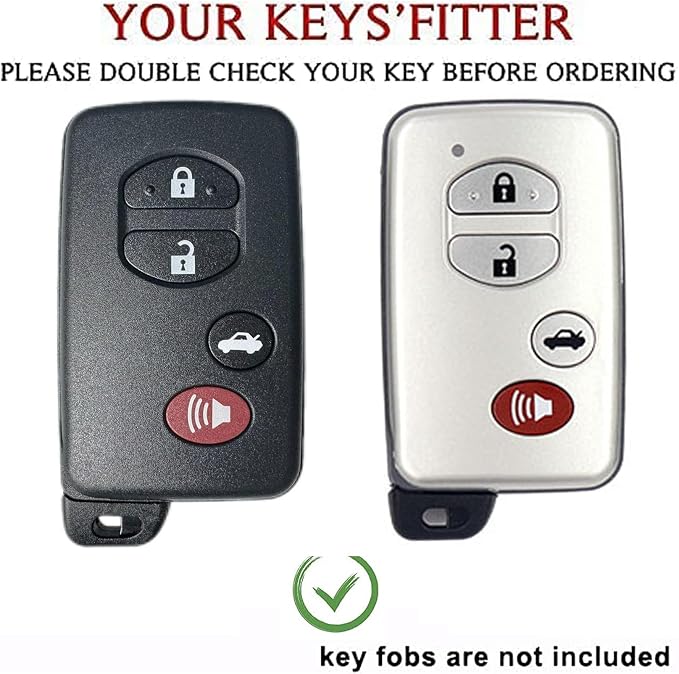for Toyota Camry Avalon Corolla Highlander Prius RAV4 Venza Key Fob Cover - Image 2