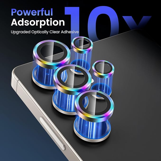 Tensea (3+2PCS Compatible with Samsung Galaxy S25 Ultra Camera Lens Protector - Image 4