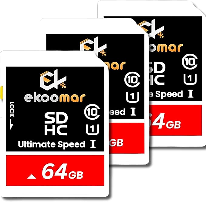 Card - Class 10, High-Speed Memory Card by Ekoomar