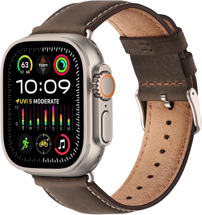 SUNFWR Leather Bands Compatible by SUNFWR
