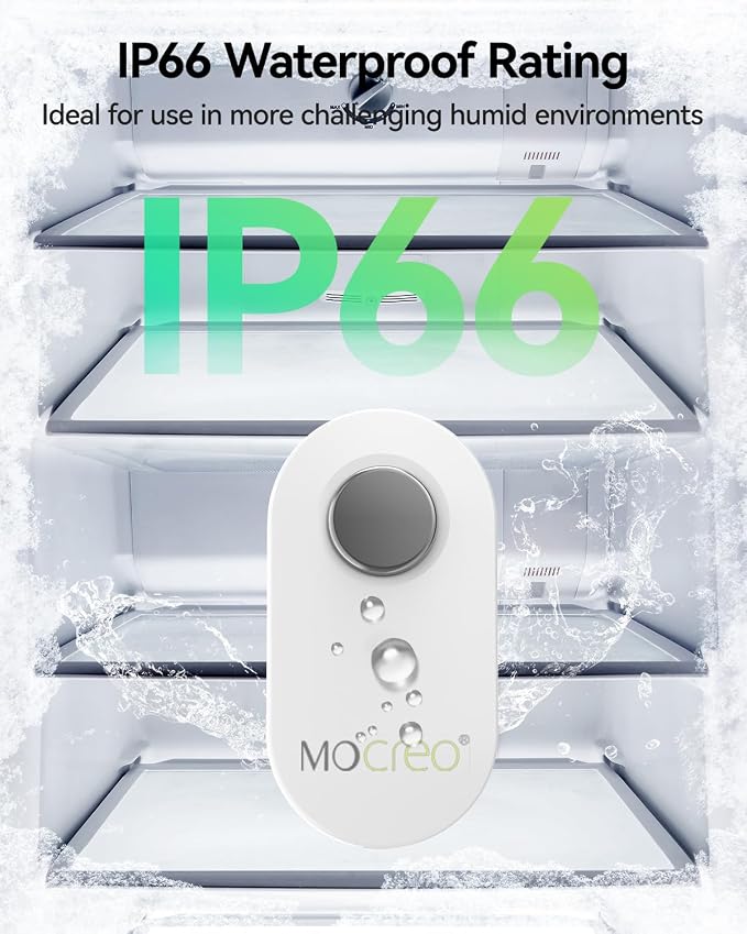 MOCREO WiFi Remote Refrigerator Thermometer, 1/3 Mile Long Range Freezer Alarm - Image 5