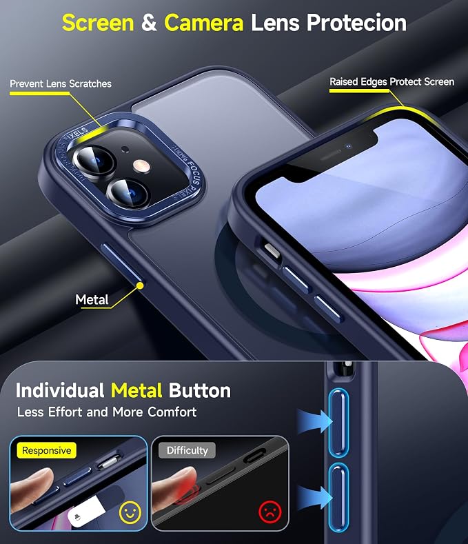 LeYi for iPhone-11 Phone Case: i Phone iphone11 Funda para Magnetic Cover Women - Image 3