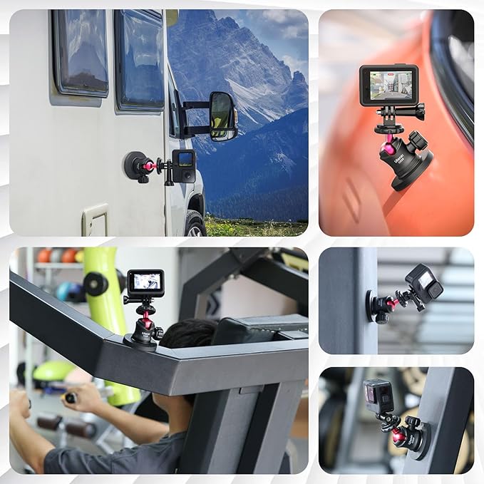 ULANZI Magnetic Camera Mount for Action Camera, Strong Magnetic Mount - Image 5