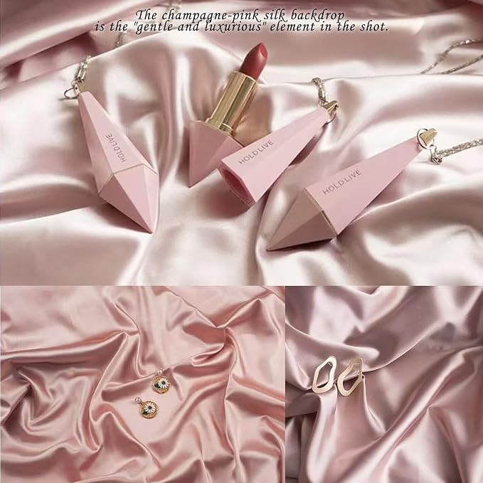 6PCS Product Photography Backdrop, Luxury Silk Texture Photo Props - Image 7