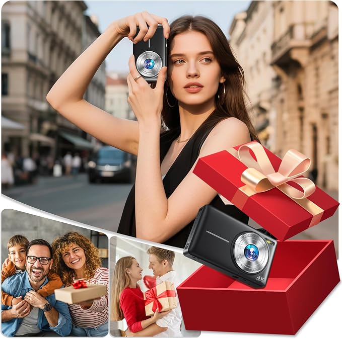 4K Digital Camera, 64MP Autofocus Vlogging Camera - Image 8