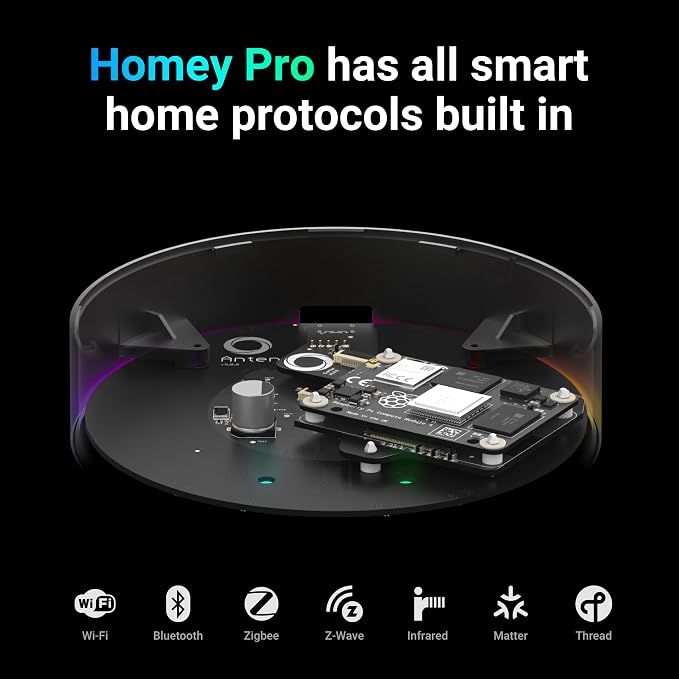 Homey Pro | Smart Home Hub for Home Automation – Features Z-Wave Plus, Matter & - Image 6