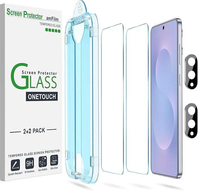 amFilm Auto-Alignment OneTouch for Samsung Galaxy S25 Edge 6.7" Screen by amFilm