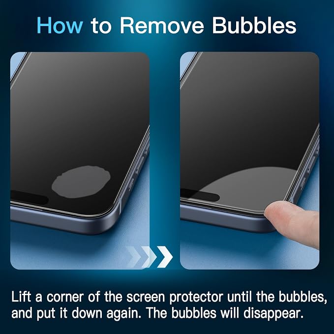 JETech Screen Protector for iPhone 15 Plus 6.7-Inch - Image 2