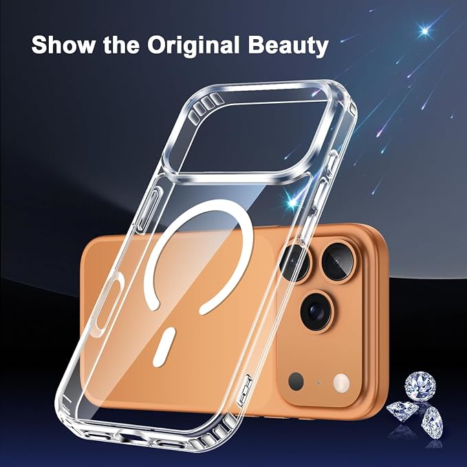 for iPhone 17 Pro Case Clear, Magnetic iPhone 17Pro Case - Image 2