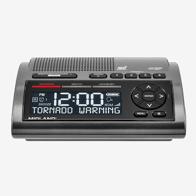 Midland - WR400 Weather Radio Deluxe - NOAA Emergency Alert Scanner – Home Use - Image 2