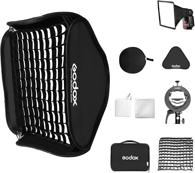 GODOX 32x32inch /80x80cm Foldable Flash Softbox Kit by GODOX