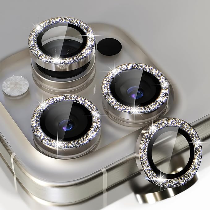 Choiche Compatible for iPhone 15 Pro/iPhone 15 Pro Max Camera Lens Protector by Choiche