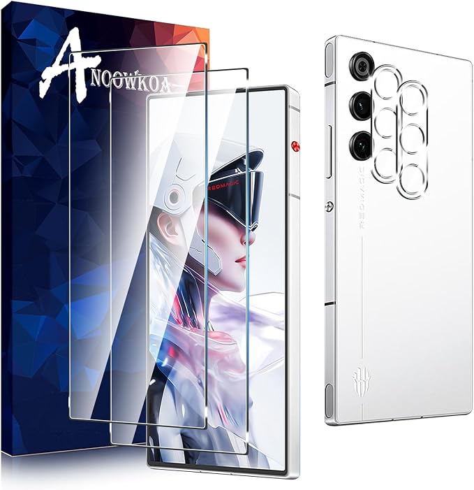 Anoowkoa 2 Pack for RedMagic 10 Air Screen Protector + Red Magic 10 Air Camera by Anoowkoa