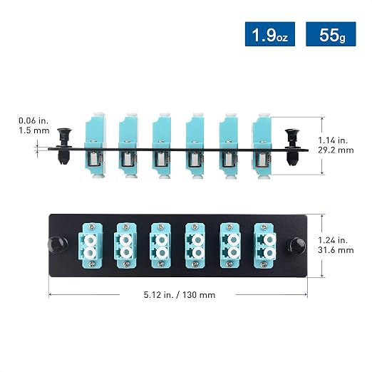 Cable Matters 12 Fibers OM4/OM3 Multimode Patch Panel - Image 5