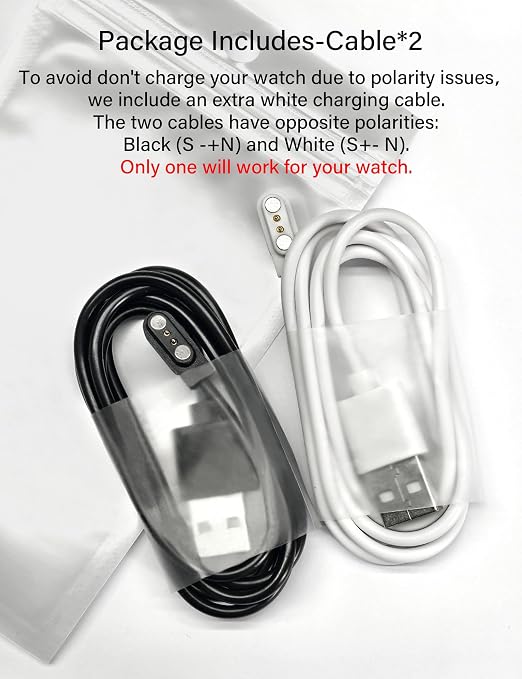 Sinoacc Smart Watch Charger for Skg Letsfit Cubitt Yamay Willful Fitpolo Tozo - Image 8