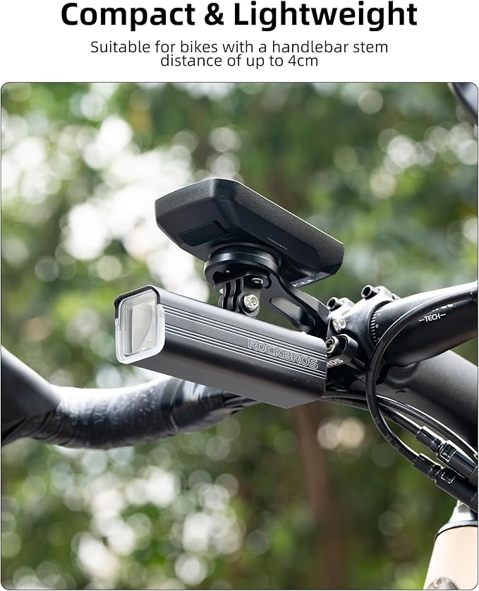 ROCKBROS Bike Computer Mount Adjustable Out-Front Bicycle Computer Mount - Image 2
