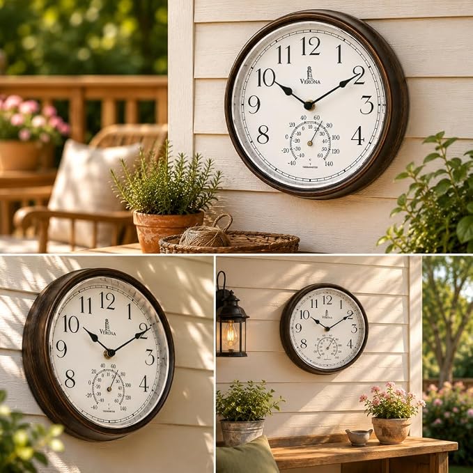 Outdoor Clocks for Patio Waterproof - Image 8