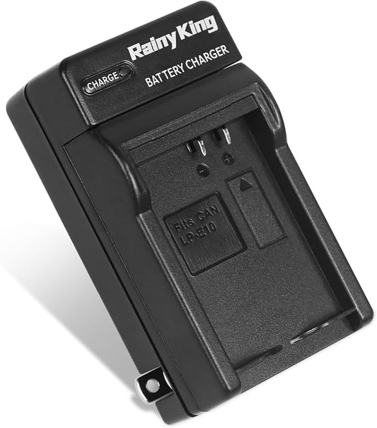 LP-E10 Battery Charger for Canon EOS Rebel T3, Kiss X50 by Rainy+King