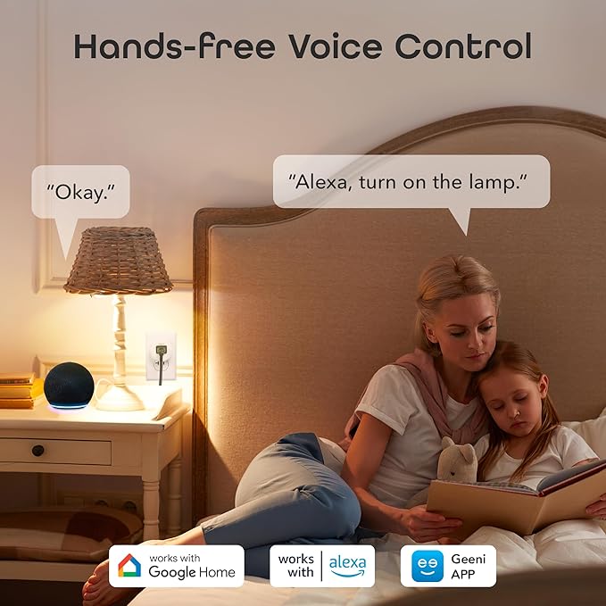 Geeni Dot Smart Plug with 2.4GHz WiFi Connectivity – 2-Pack Compact, - Image 3